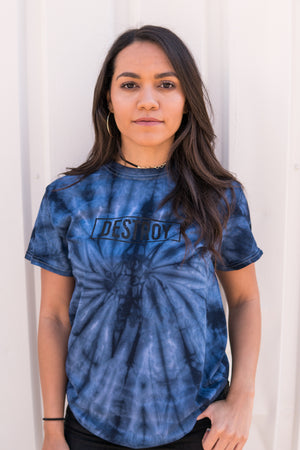 BLUE TIE-DYE TEE - PREORDER