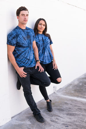 BLUE TIE-DYE TEE - PREORDER