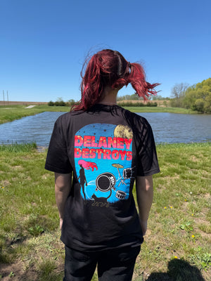 DELANEY DESTROYS TEE
