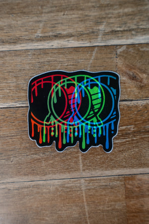 6 PACK HOLOGRAPHIC STICKER