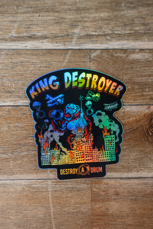 HOLOGRAPHIC MONSTERS STICKER 5 PACK