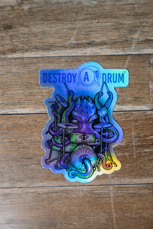 HOLOGRAPHIC MONSTERS STICKER 5 PACK