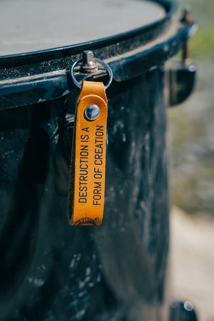 CREATION LEATHER KEY TAG