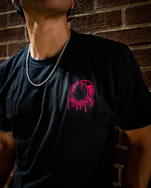 PINK DRIP BREAST CANCER BENEFIT TEE