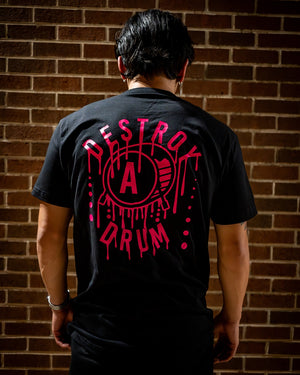 PINK DRIP BREAST CANCER BENEFIT TEE