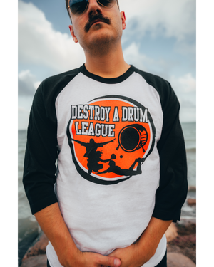 DESTROY LEAGUE BLACK RAGLAN