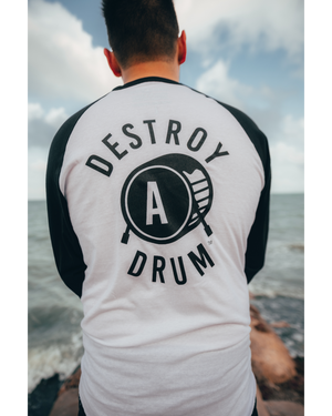 DESTROY LEAGUE BLACK RAGLAN