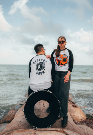 DESTROY LEAGUE BLACK RAGLAN