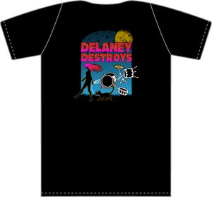 DELANEY DESTROYS TEE