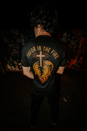 JOEY CASTRO SIGNATURE ARTIST TEE - FAVOR IN THE FIRE