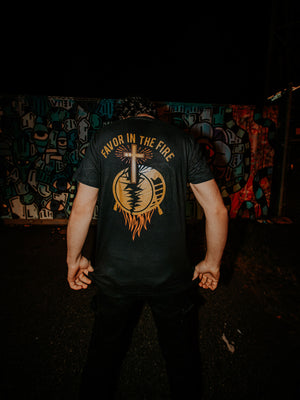 JOEY CASTRO SIGNATURE ARTIST TEE - FAVOR IN THE FIRE