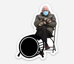 Bernie Destroys Sticker