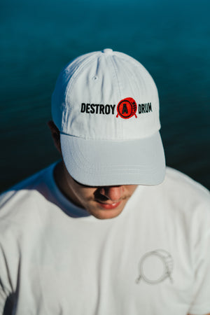 Embroidered Destroy A Drum Cap