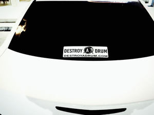 Destroy A Drum Large Decal